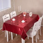 Disposable Plastic Cloths Custom Clothes Fabrics Fabric Linen Velvet Table Cloth Wedding