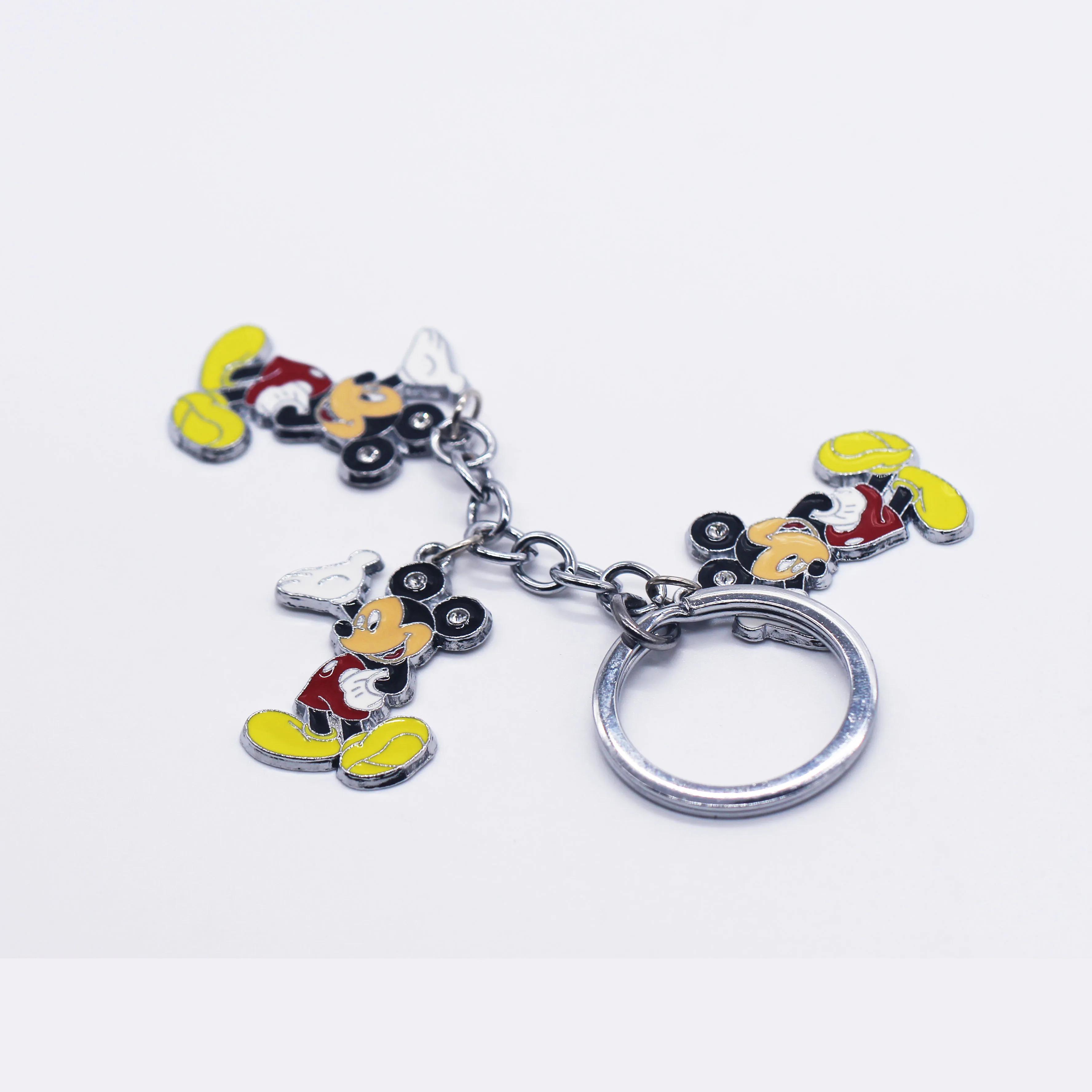 Mickey mouse kim loại anime keychain cho khách du lịch lưu niệm quà tặng