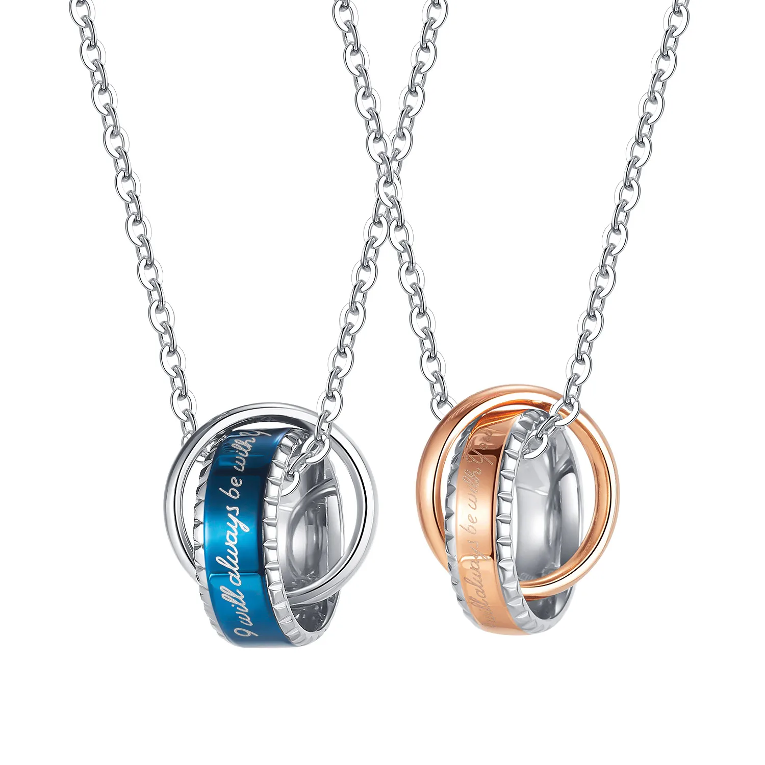 OPK Jewelry Wholesale Classic Double Ring Design Couple Pendant Stainless Steel Fashion Necklace
OPK Jewelry Wholesale Classic Double Ring Design Couple Pendant Stainless Steel Fashion Necklace