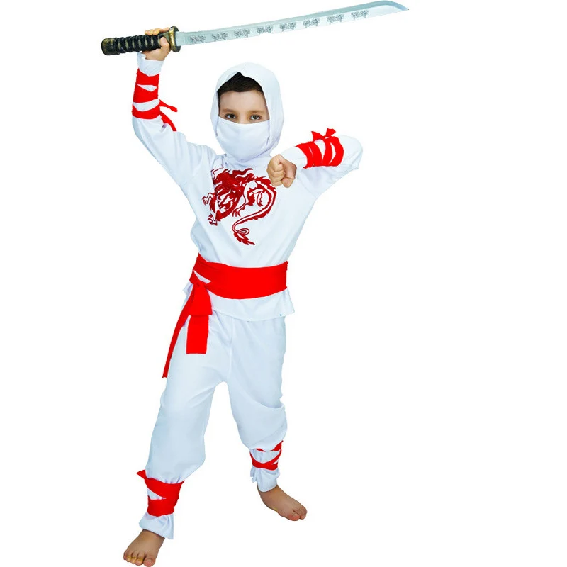 Top Selling Fashion White Ninja Costume Carnival Party Fancy Dress Cosplay Cool Ninja Costume For Kids
Top Selling Fashion White Ninja Costume Carnival Party Fancy Dress Cosplay Cool Ninja Costume For Kids