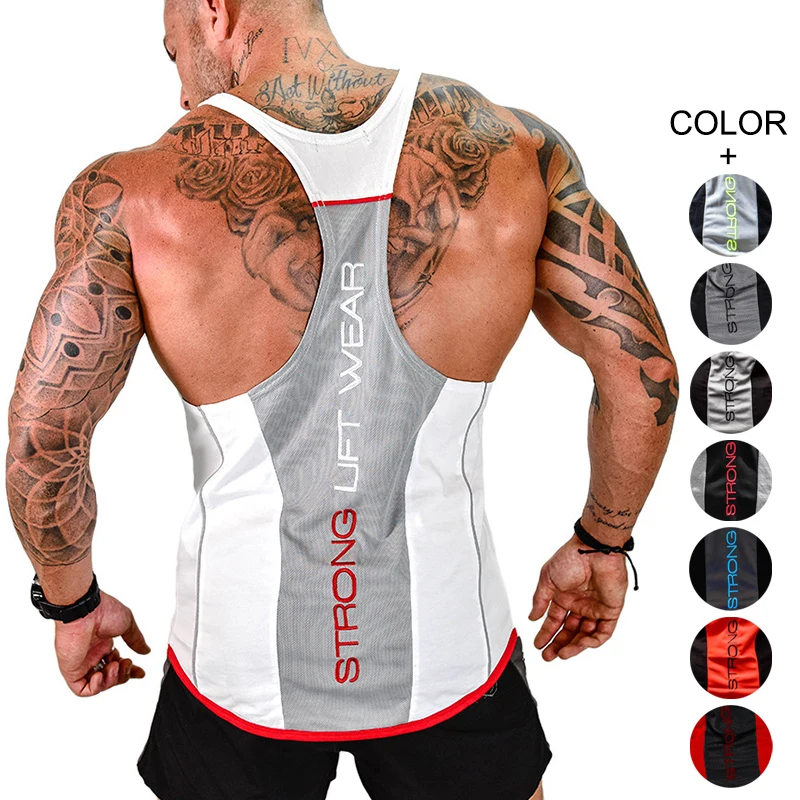 Design Customized Mens Breathable Fitness Vest Gym I-shape Tank Top Men Bodybuilding Vest Workout Shirt, Customized color
Design Customized Mens Breathable Fitness Vest Gym I-shape Tank Top Men Bodybuilding Vest Workout Shirt, Customized color