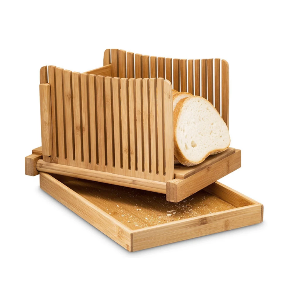 Household Homemade Commercial Multifunctional Bamboo Hand Bread Cutting Board Adjustable Slicing Bread Box With Cutting Board, Brown
Household Homemade Commercial Multifunctional Bamboo Hand Bread Cutting Board Adjustable Slicing Bread Box With Cutting Board, Brown