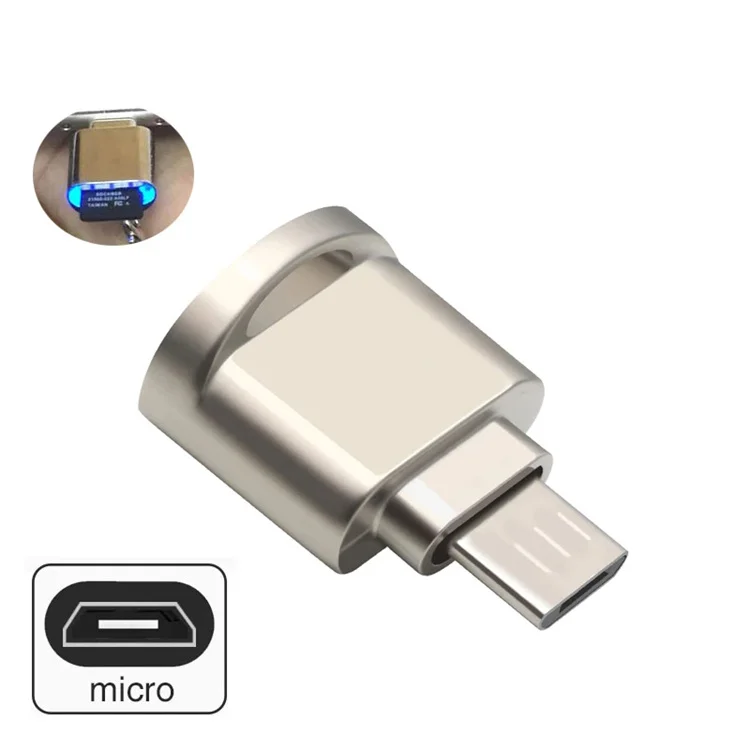 Portable Micro USB Card Reader TF Memory Card Reader for Phone Tablet PC Hot Sale Card Reader Delicate Texture
Portable Micro USB Card Reader TF Memory Card Reader for Phone Tablet PC Hot Sale Card Reader Delicate Texture