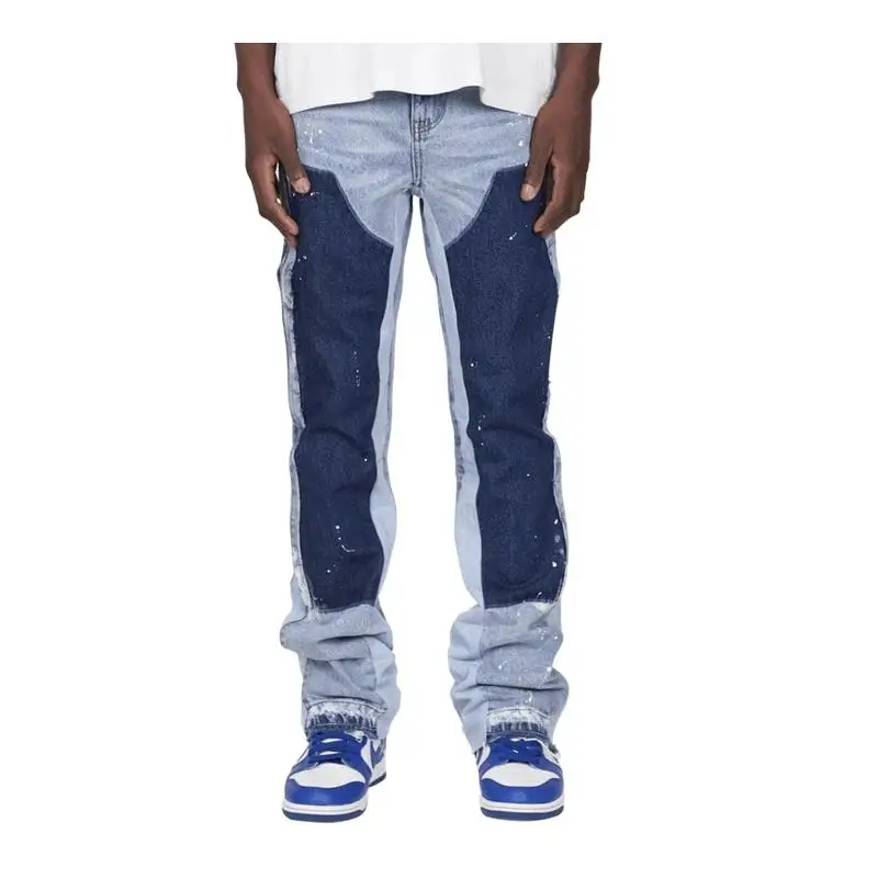 Custom Wholesale Men's double knee carpenter pants work jeans denim painter pants for men, Light blue
Custom Wholesale Men's double knee carpenter pants work jeans denim painter pants for men, Light blue
