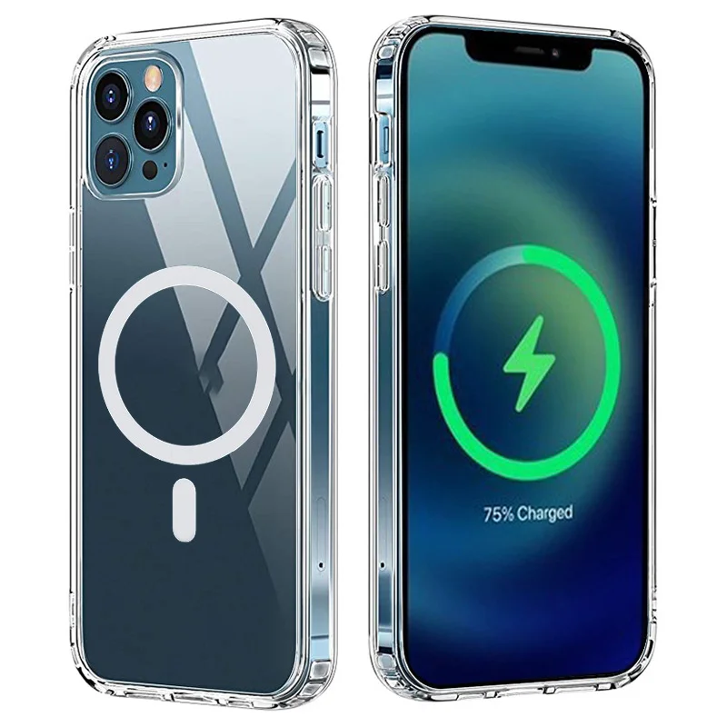 For iPhone Magnetic Case Transparent Cover Mobile Phone Bag Case For Iphone 12 13 Magsaf Case
For iPhone Magnetic Case Transparent Cover Mobile Phone Bag Case For Iphone 12 13 Magsaf Case