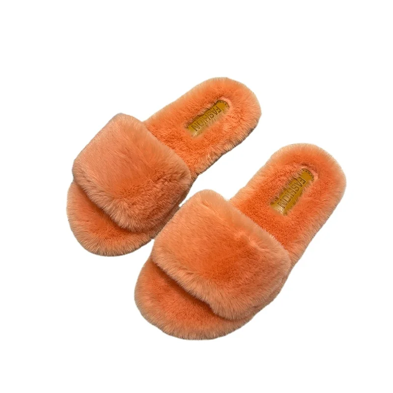 Hot Sale Women Indoor Fashion Warm Plush Non Slip Faux Fur Sandals Slides Slippers Designer, Customized color
Hot Sale Women Indoor Fashion Warm Plush Non Slip Faux Fur Sandals Slides Slippers Designer, Customized color