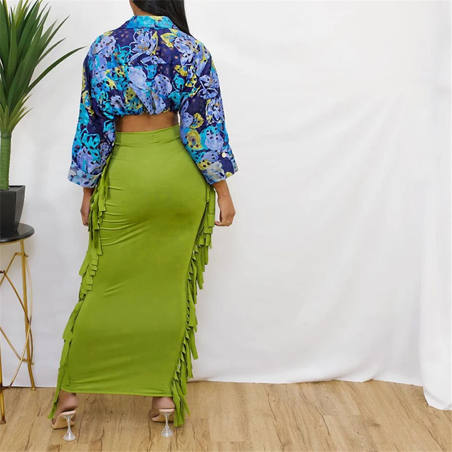 K21J05196 Fall 2021 Women Clothes Side Tassel Skirts Lady Mid Waist Streetwear Skinny Pencil Women Skirt, Green
K21J05196 Fall 2021 Women Clothes Side Tassel Skirts Lady Mid Waist Streetwear Skinny Pencil Women Skirt, Green