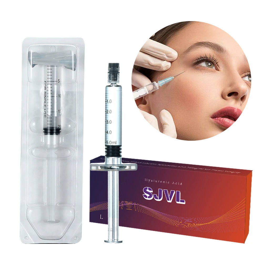 SJVL 1ml Fine Line Lip Filler Injectable Hyluronate Acid Facial Dermal Filler, Transparent 
SJVL 1ml Fine Line Lip Filler Injectable Hyluronate Acid Facial Dermal Filler, Transparent
