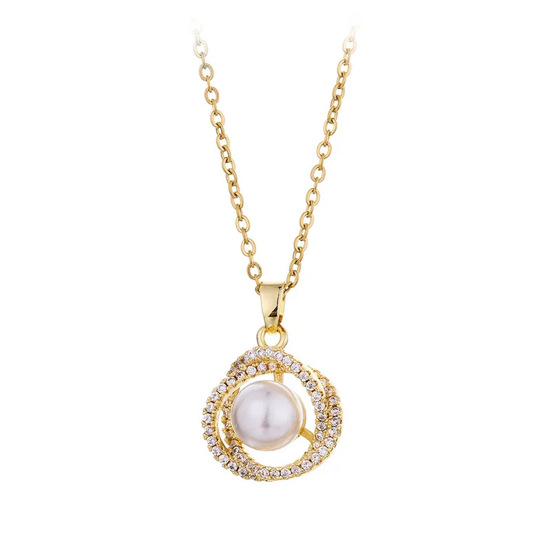 Factory wholesale 18K Gold Plated Crystal Pave Pearl Necklace Stainless Steel Necklace Design Jewelry Wholesale, Picture
Factory wholesale 18K Gold Plated Crystal Pave Pearl Necklace Stainless Steel Necklace Design Jewelry Wholesale, Picture