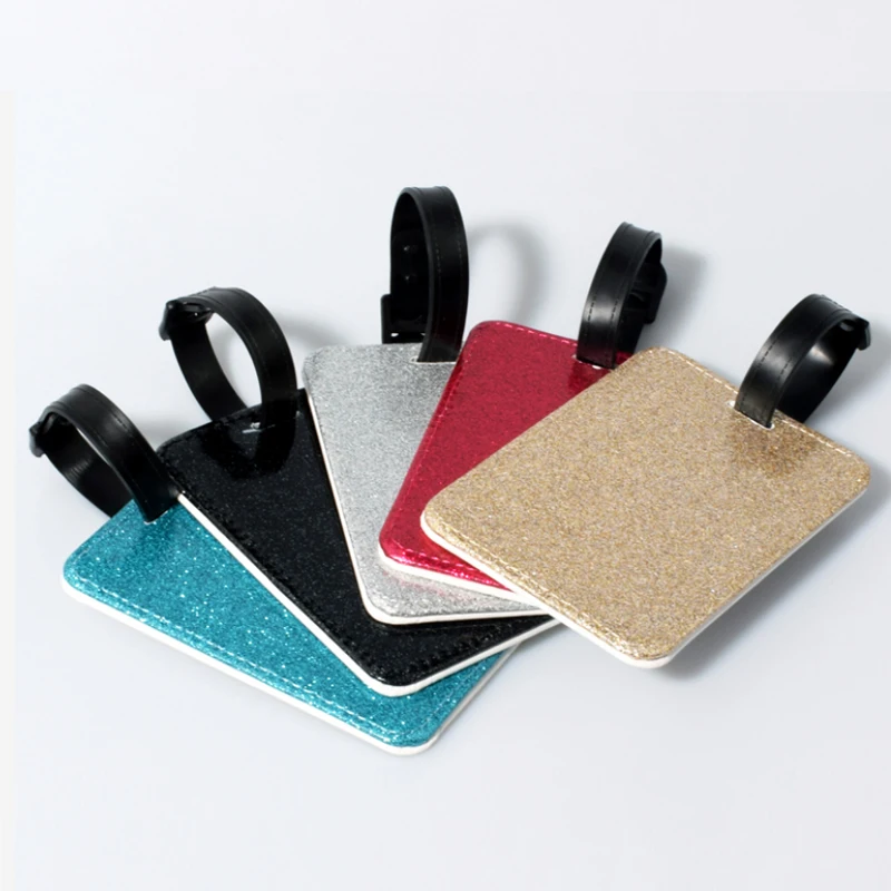 wholesale colorful glitter sublimation luggage tag heat press travel bag tag custom DIY name card tag
wholesale colorful glitter sublimation luggage tag heat press travel bag tag custom DIY name card tag