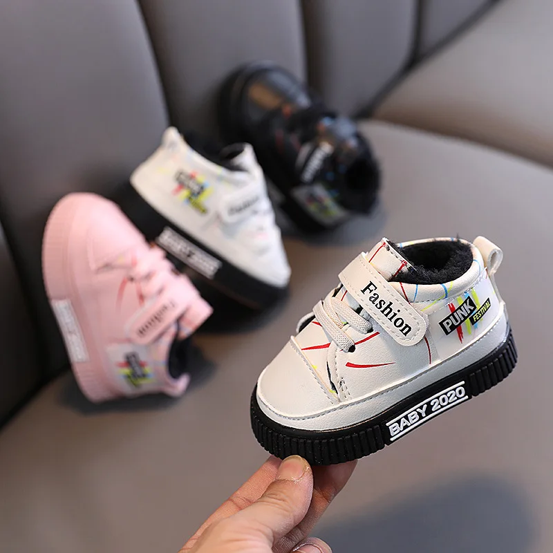 Korean warm soft soled sport school baby unisex kids children casual shoes, Pink/white/black
Korean warm soft soled sport school baby unisex kids children casual shoes, Pink/white/black