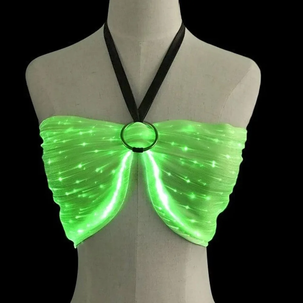 LED Underwear Glow in The Dark Dancewear Rave Clothes LED Light Butterfly Bra for Party Festival
LED Underwear Glow in The Dark Dancewear Rave Clothes LED Light Butterfly Bra for Party Festival