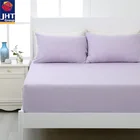 Beauty protective queen size custom coolmax cotton bed fitted sheet with elastic