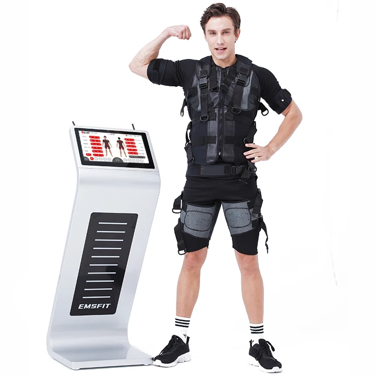 Fitness sport trainer body slimming vest EMS training machine muscle stimulator suit gym equipment Wireless
Fitness sport trainer body slimming vest EMS training machine muscle stimulator suit gym equipment Wireless