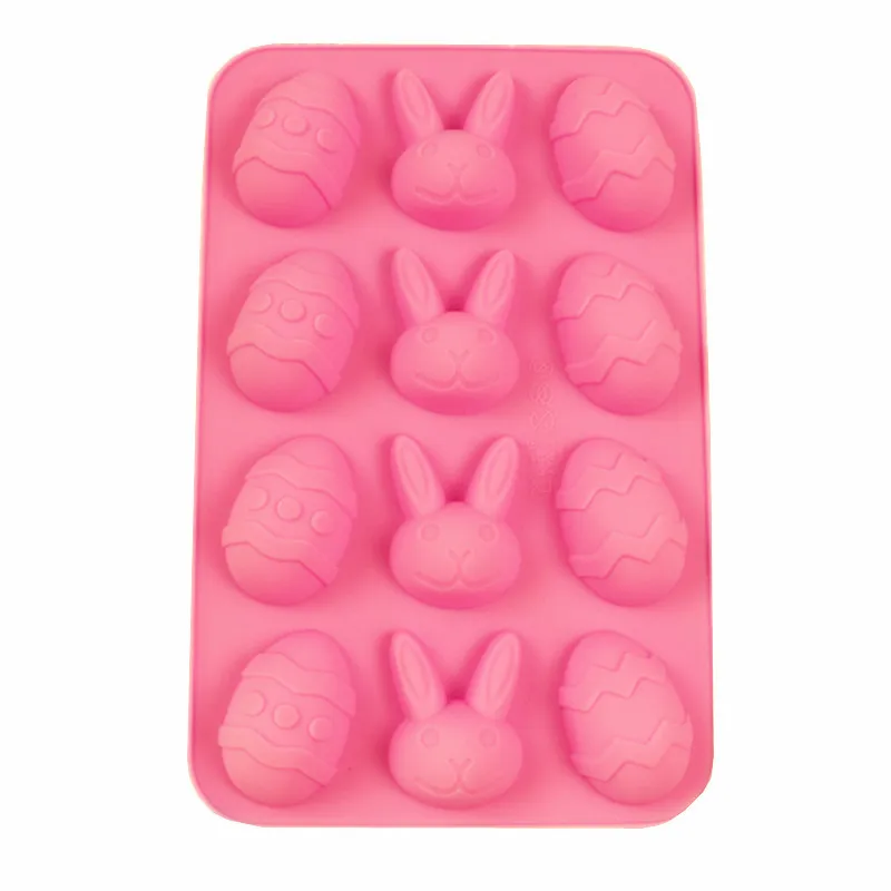 Newest 100% Food Grade Easter Candy Cookie Mold Silicone Cake Molds Easter Egg And Bunny Chocolate Mold for Easter, Pink
Newest 100% Food Grade Easter Candy Cookie Mold Silicone Cake Molds Easter Egg And Bunny Chocolate Mold for Easter, Pink