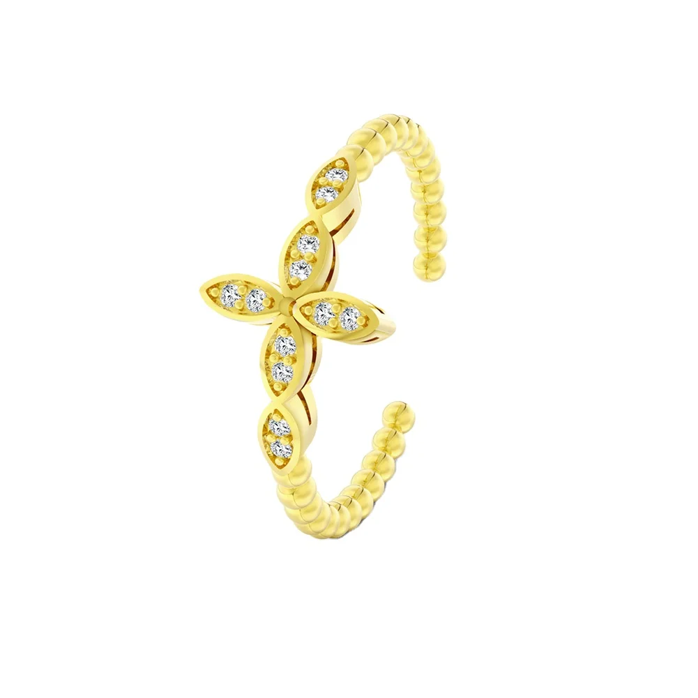 fashion jewelry 925 sterling silver rings gold plated Popular Cross adjustable ring women jewelry
fashion jewelry 925 sterling silver rings gold plated Popular Cross adjustable ring women jewelry