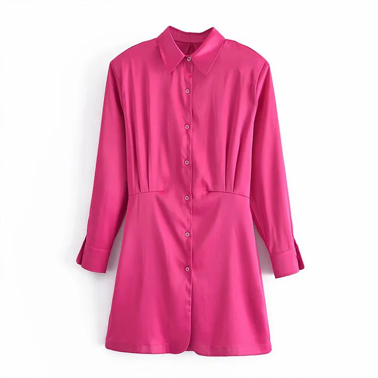 BMURHMZA2021 summer autumn new women's rose red single breasted Lapel shirt women's casual dress, Shown
BMURHMZA2021 summer autumn new women's rose red single breasted Lapel shirt women's casual dress, Shown
