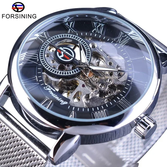 Forsining Watch Hot Men Top Brand Luxury Fashion Gold Stainless Steel Street Series Open Work Skeleton Men Mechanical Wristwatch, 5-colors 
Forsining Watch Hot Men Top Brand Luxury Fashion Gold Stainless Steel Street Series Open Work Skeleton Men Mechanical Wristwatch, 5-colors
