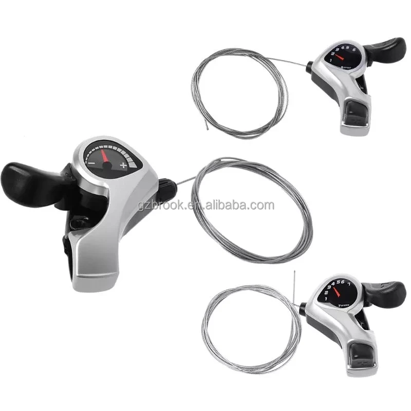 Bicycle shifter TX50 Shift Lever Shifter Speed Change left 3 speed right 6 speed shifter lever, Black
Bicycle shifter TX50 Shift Lever Shifter Speed Change left 3 speed right 6 speed shifter lever, Black