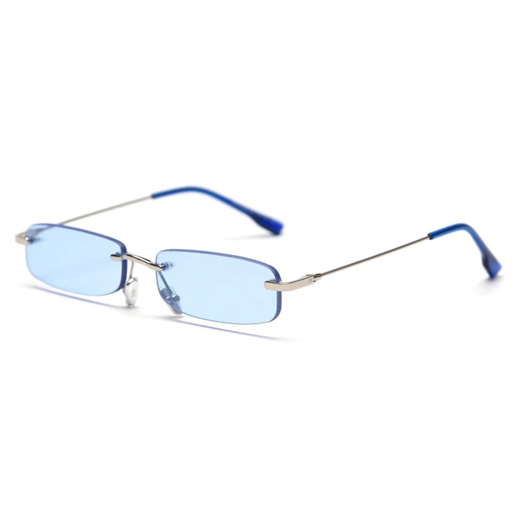 Vintage Small Narrow Clear Lens Red Shades Metal Small Rectangular Rimless Sunglasses UV400
Vintage Small Narrow Clear Lens Red Shades Metal Small Rectangular Rimless Sunglasses UV400