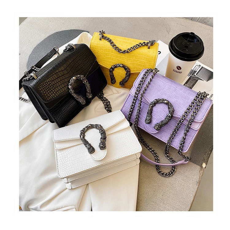 Luxury Brand Crocodile Pattern Chain Shoulder Bags Designer Lock Handbags Chic Flap Purses Female Solid Color Crossbody Bags Sac
Luxury Brand Crocodile Pattern Chain Shoulder Bags Designer Lock Handbags Chic Flap Purses Female Solid Color Crossbody Bags Sac