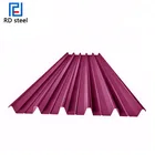 aisi carbon steel corrugated roofing colored sheet