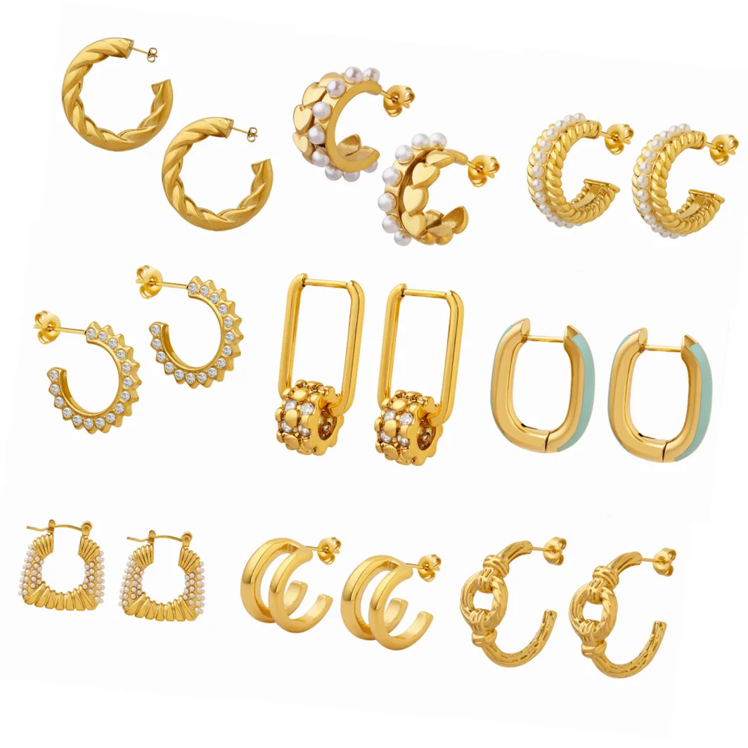 Carline Oem Jewelry Statement Korean Gold Plated Stainless Steel Pearl Earrings Set Wholesale Minimalist Jewelry For Women
Carline Oem Jewelry Statement Korean Gold Plated Stainless Steel Pearl Earrings Set Wholesale Minimalist Jewelry For Women