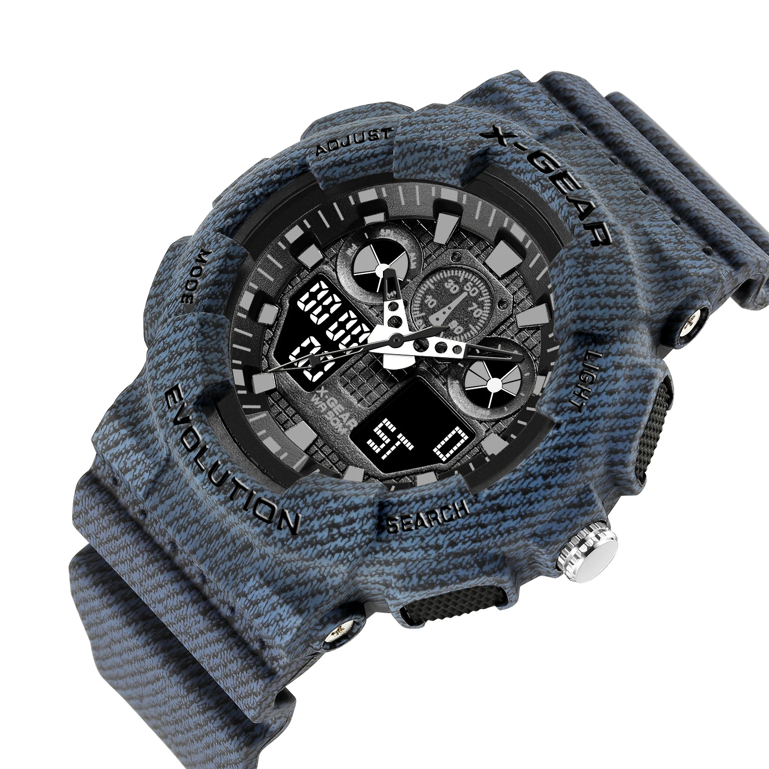 X-GEAR Men's Analog Quartz Digital electronic Watch Men Waterproof Sport Watch, Black
X-GEAR Men's Analog Quartz Digital electronic Watch Men Waterproof Sport Watch, Black