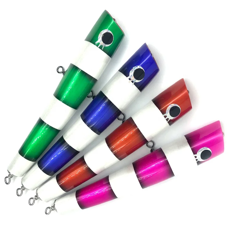 wood lure-110 118g 24cm fishing lure saltwater popper lure popper fishing lures, 4 colors
wood lure-110 118g 24cm fishing lure saltwater popper lure popper fishing lures, 4 colors