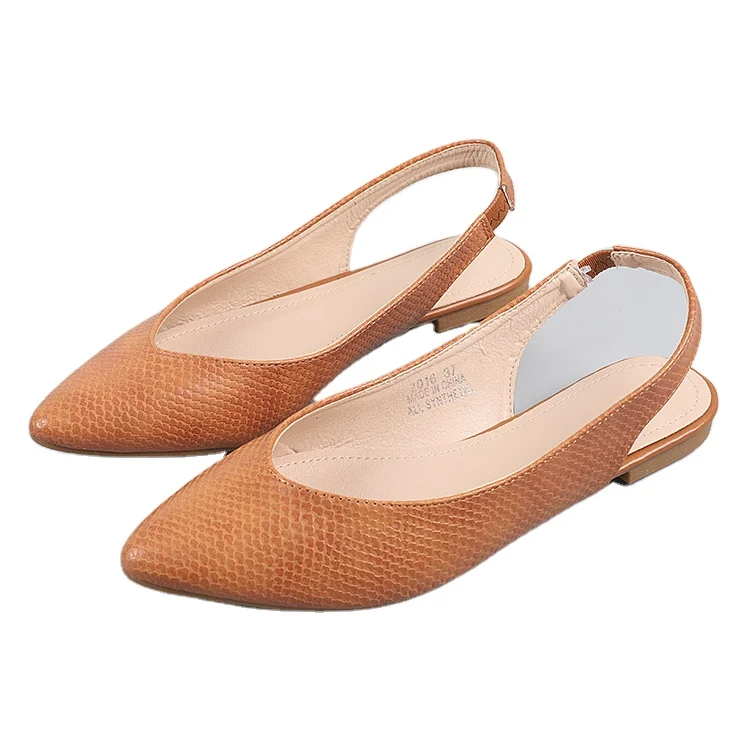 Hot sale fashion comfortable slingback flat sandals pumps shoes for Ladies
Hot sale fashion comfortable slingback flat sandals pumps shoes for Ladies