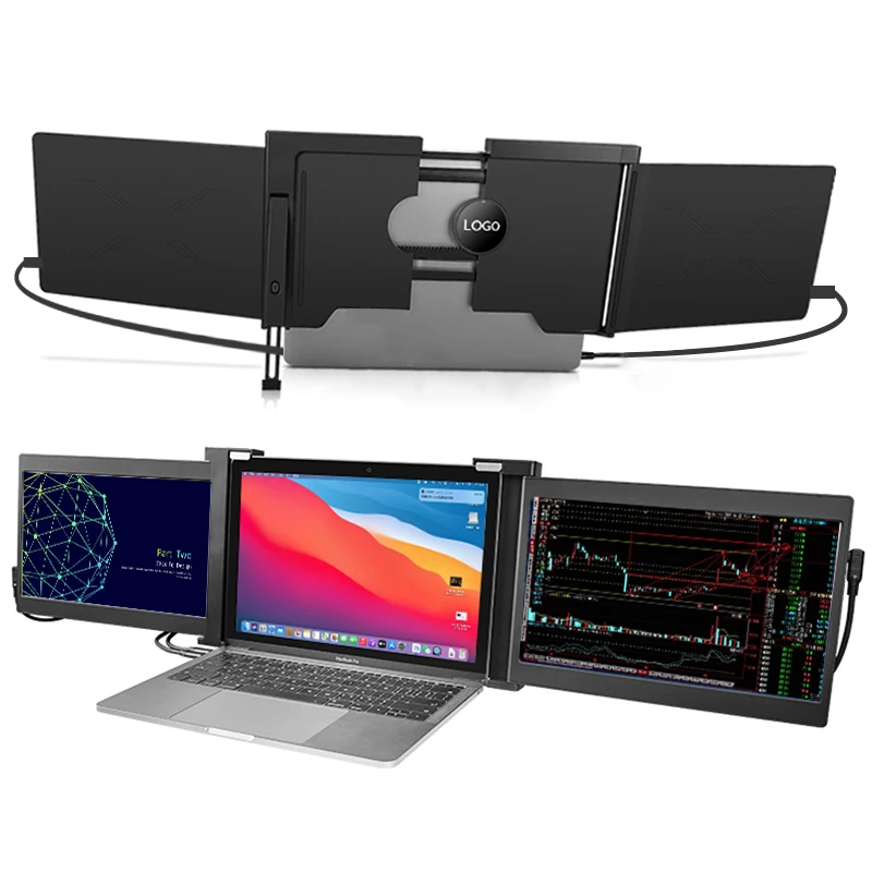 Dual Portable Monitor Laptop Screen Extender Display 1080P 10.1inch tri monitor for mac&Windows
Dual Portable Monitor Laptop Screen Extender Display 1080P 10.1inch tri monitor for mac&Windows