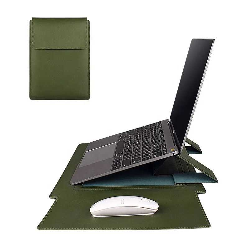 WOWCASE Laptop Sleeve Case 3 in 1 Leather Case with Adjustable Stand Compatible with MacBook Pro Computer Bags For 15 16 Macbook
WOWCASE Laptop Sleeve Case 3 in 1 Leather Case with Adjustable Stand Compatible with MacBook Pro Computer Bags For 15 16 Macbook