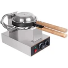 Commercial Electric egg bubble waffle maker machine hong kong eggettes bubble puff cake iron maker cake oven