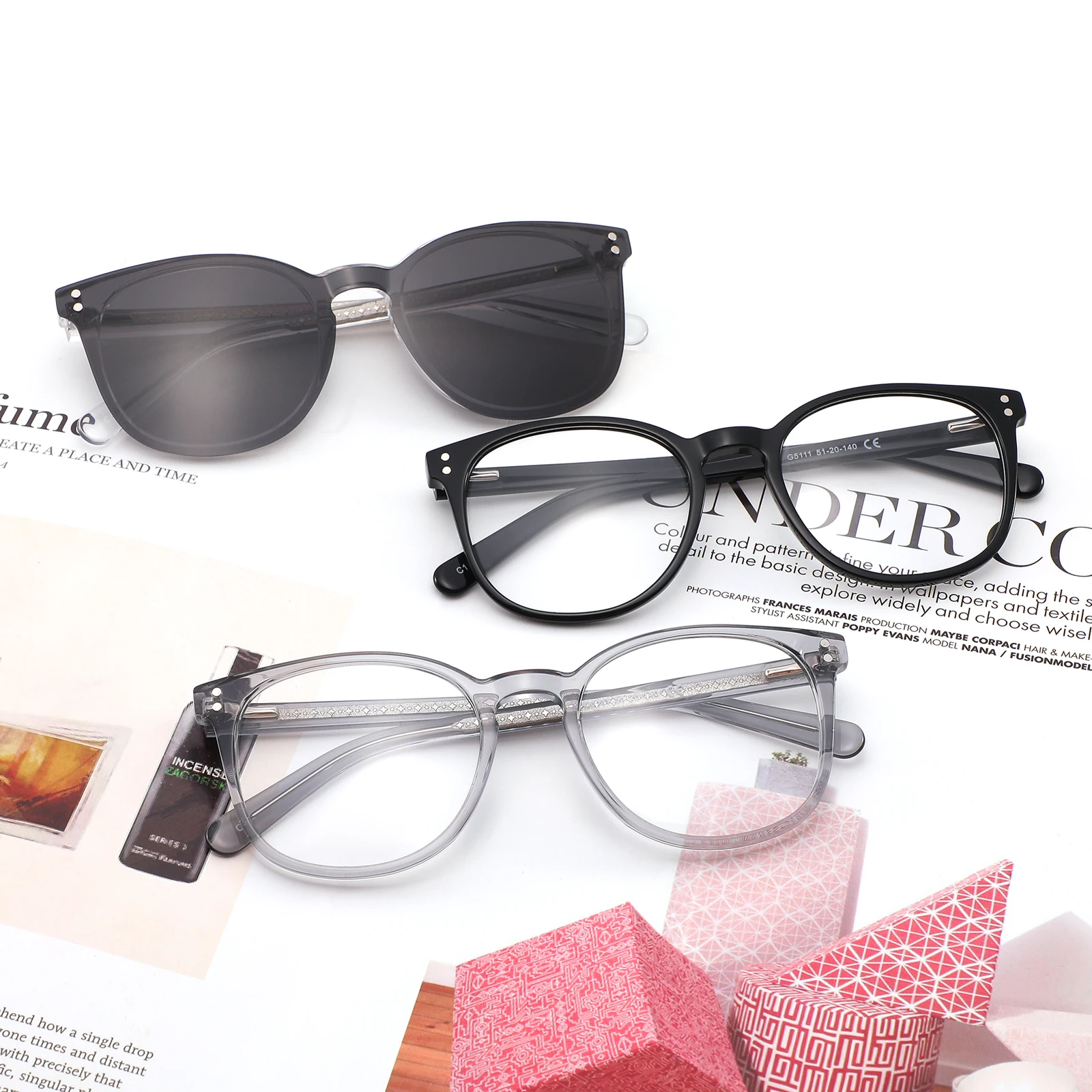 high quality Acetate clip on Magnetic optical frame polarized sunglasses spring hinge 2022 custom
high quality Acetate clip on Magnetic optical frame polarized sunglasses spring hinge 2022 custom