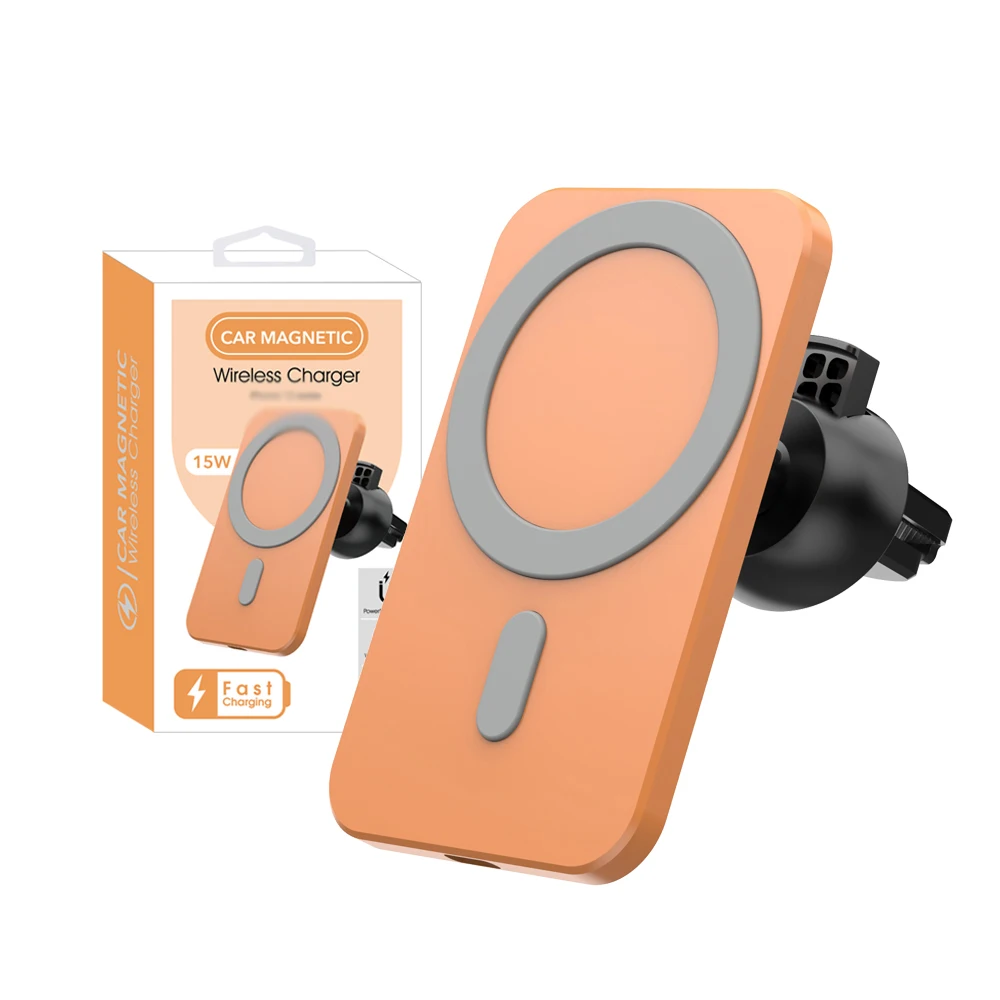 15W Car Magnet Air Vent Wireless Fast Charger QI Wireless Adapter Magnet Wireless Car Charger for iPhone 12 Car Charger
15W Car Magnet Air Vent Wireless Fast Charger QI Wireless Adapter Magnet Wireless Car Charger for iPhone 12 Car Charger