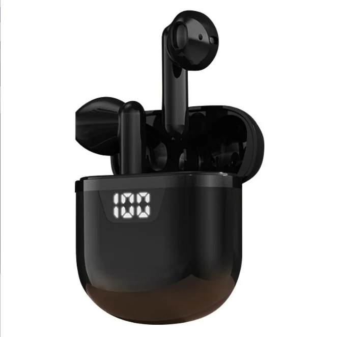 B55 Bluetooth TWS 5.0 Earphone Headphones With Charging Box in ear Wireless earbuds headset support digital display, Silver
B55 Bluetooth TWS 5.0 Earphone Headphones With Charging Box in ear Wireless earbuds headset support digital display, Silver