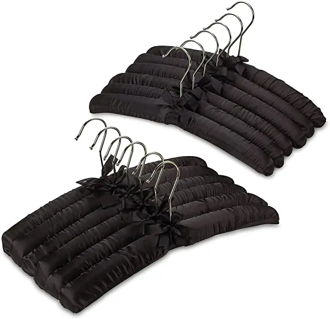 DS952 Soft Chrome Hook Blouse Sponge Hanger Thick Fabric No Shoulder Bump Hanger Non-Slip Foam Satin Padded Silk Hangers, Random
DS952 Soft Chrome Hook Blouse Sponge Hanger Thick Fabric No Shoulder Bump Hanger Non-Slip Foam Satin Padded Silk Hangers, Random