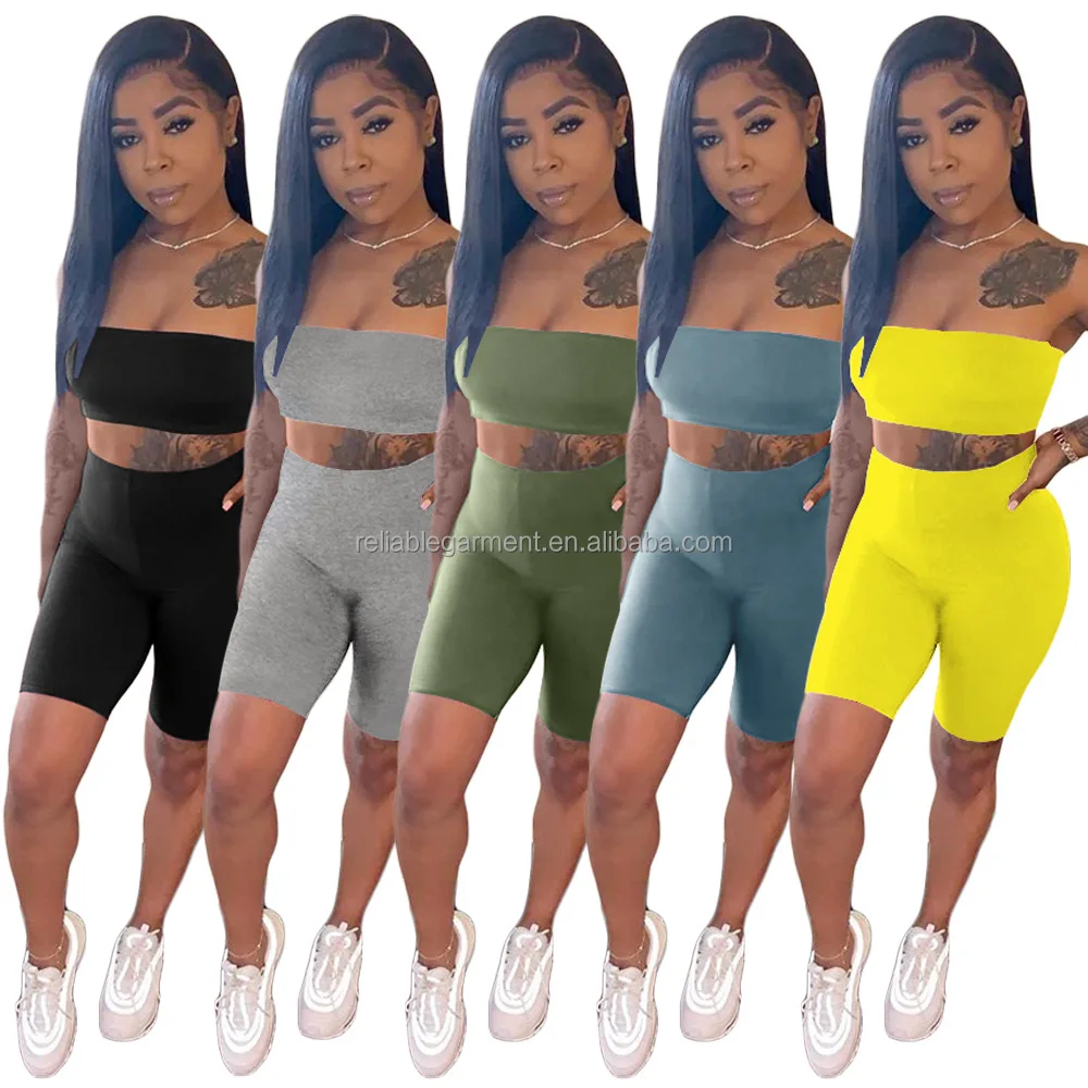 YXVK 2021 New Arrival 2 Piece Boob Tube Top And Shorts Set Sexy Women Clothing, Yellow, black, gray, green, blue
YXVK 2021 New Arrival 2 Piece Boob Tube Top And Shorts Set Sexy Women Clothing, Yellow, black, gray, green, blue
