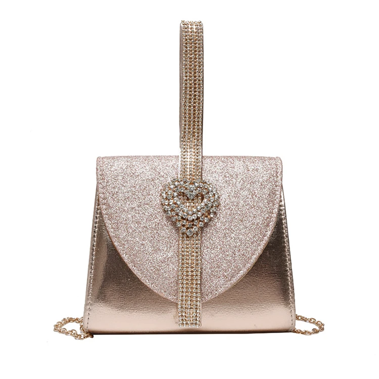 Women Leather Handbag Luxury Diamond Clutch Purse for Bridal Party Shoulder Bag with Heart Crystal Decoration, Black,gold,silver,rose gold
Women Leather Handbag Luxury Diamond Clutch Purse for Bridal Party Shoulder Bag with Heart Crystal Decoration, Black,gold,silver,rose gold