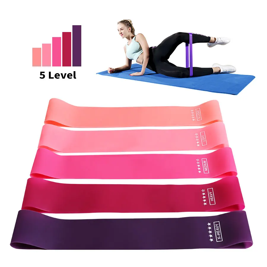 Latex Gym Workout Booty Resistance Bands Set Loop Mini Elastic Legs Squat Exercises Fitness Band Custom Logo DB-0001
Latex Gym Workout Booty Resistance Bands Set Loop Mini Elastic Legs Squat Exercises Fitness Band Custom Logo DB-0001