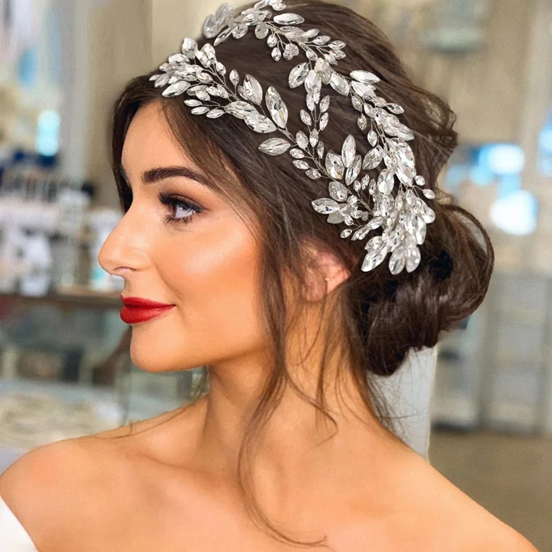 Stunning rhinestone bridal headband high quality crystal bridal headpieces forehead bridal headwear bridal tiara, Custom color
Stunning rhinestone bridal headband high quality crystal bridal headpieces forehead bridal headwear bridal tiara, Custom color