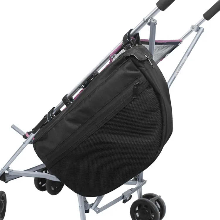 

Baby Stroller Insulation Organizer Bag Hanging Bag Storage Bag, Black