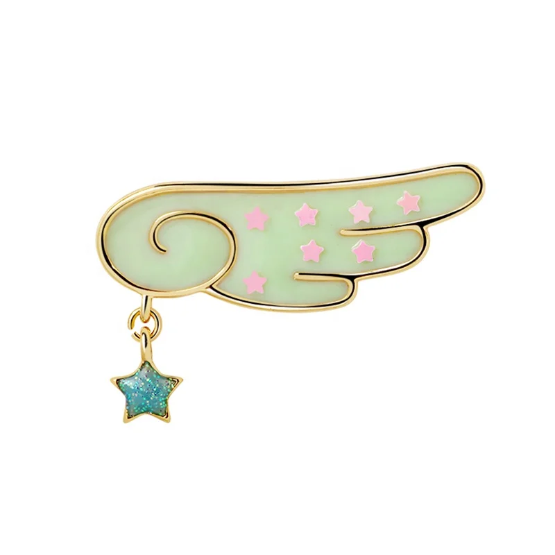XILIANGFEIZI New Product Designer Brooch And Pins Alloy Painting Oil Angel Wings Brooches, Gold
XILIANGFEIZI New Product Designer Brooch And Pins Alloy Painting Oil Angel Wings Brooches, Gold