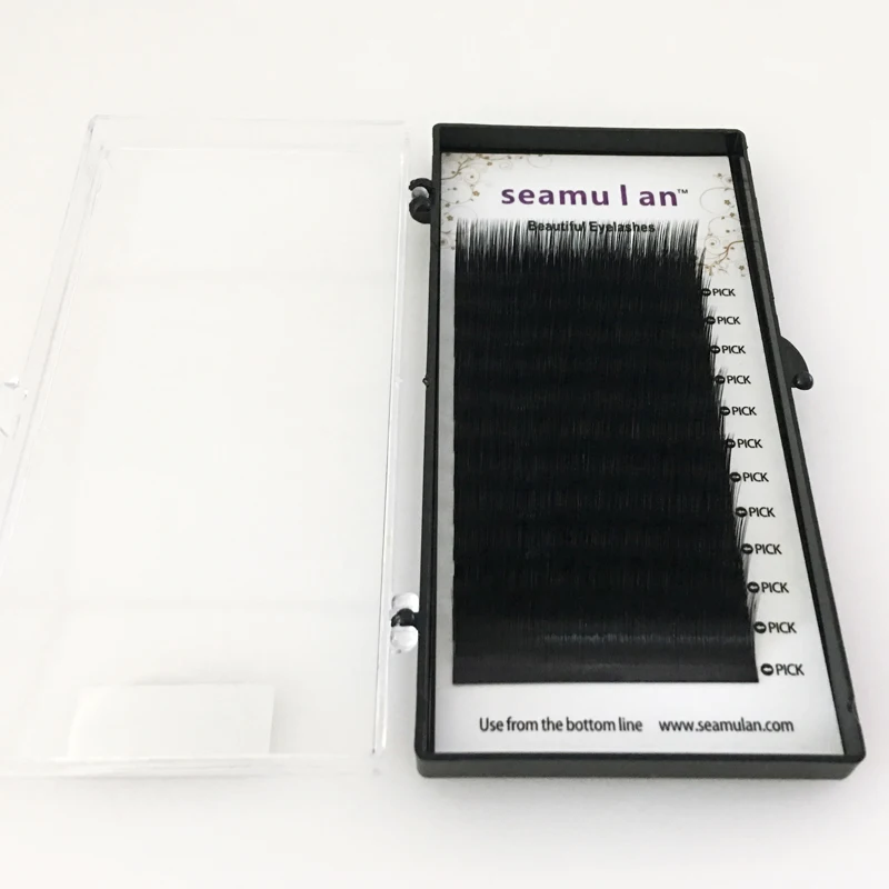 Deep Black Synthetic Mink False Individual Eyelashes Extensions Classic Flat Eyelashes Extension, Natural black 
Deep Black Synthetic Mink False Individual Eyelashes Extensions Classic Flat Eyelashes Extension, Natural black
