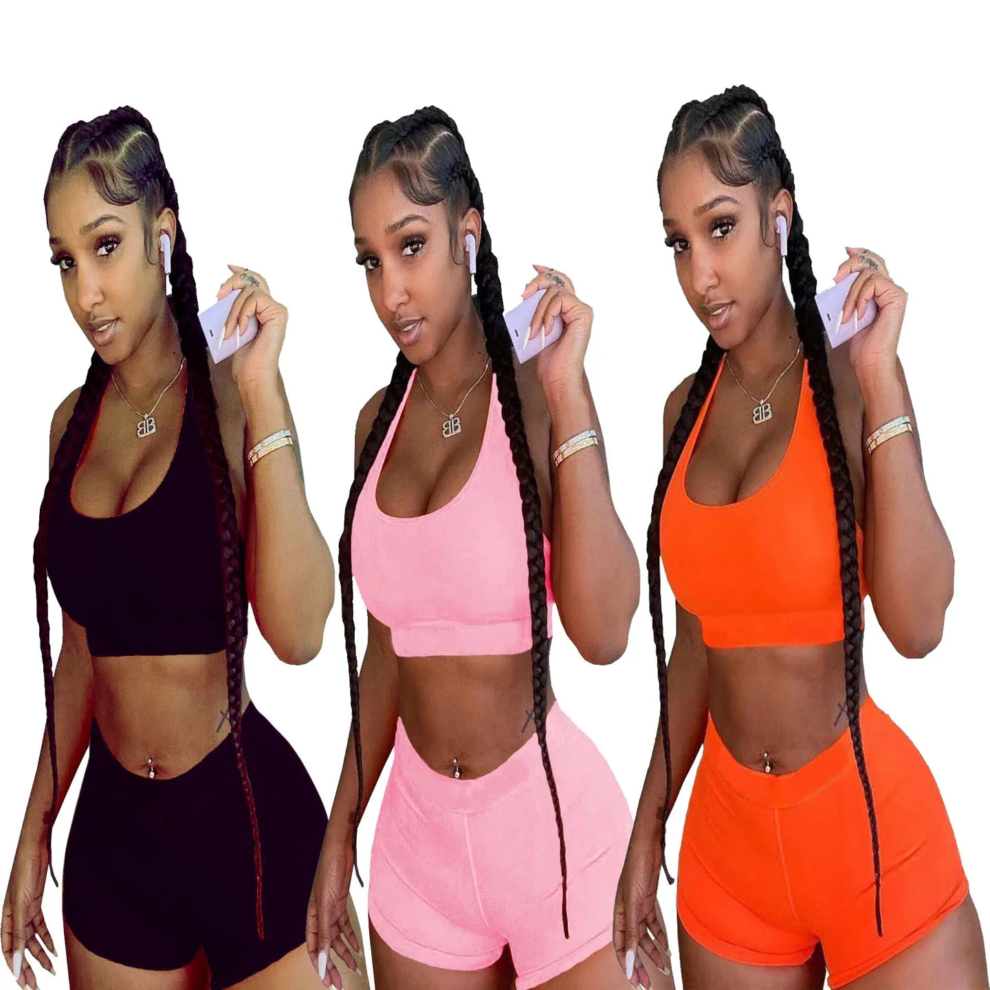 2010 Women Outfit Two Piece Sport Jogging Suits Casual Women Clothing Women Biker Shorts Two Piece Sets, 6colors
2010 Women Outfit Two Piece Sport Jogging Suits Casual Women Clothing Women Biker Shorts Two Piece Sets, 6colors