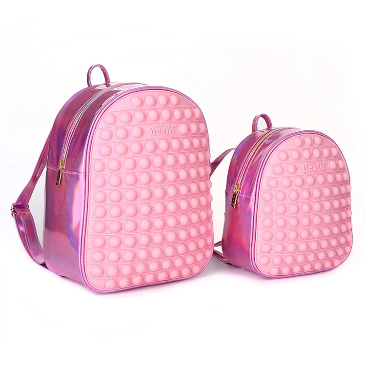 New Fashionable Stylish Trend Kids Teen Girl Rainbow Color Push Bubble Pop Backpack Fidget School Bag For Children, As per picture
New Fashionable Stylish Trend Kids Teen Girl Rainbow Color Push Bubble Pop Backpack Fidget School Bag For Children, As per picture