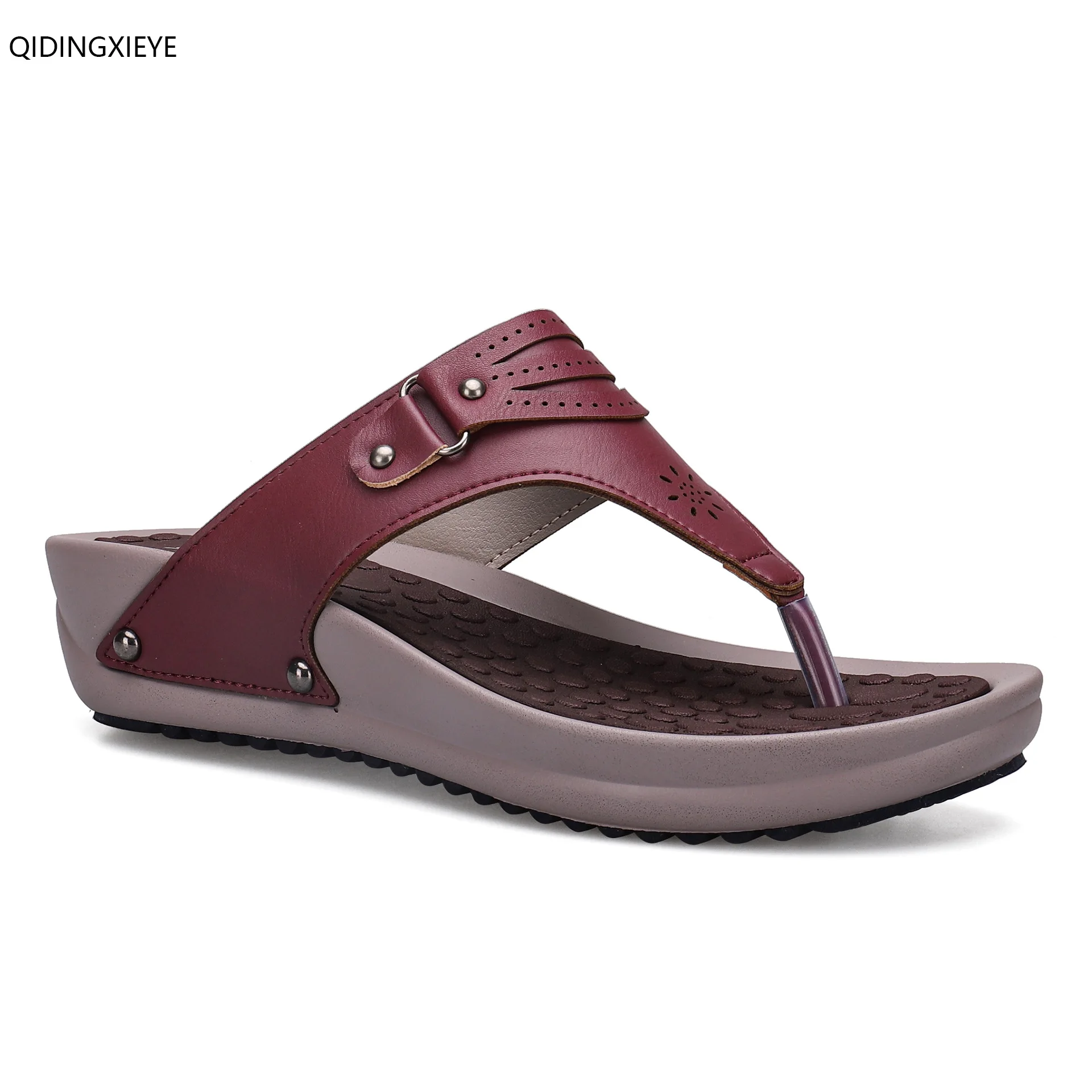 2021 summer new women's sandals fashion comfortable casual shoes PU thick bottom beach slippers ladies flip flops
2021 summer new women's sandals fashion comfortable casual shoes PU thick bottom beach slippers ladies flip flops