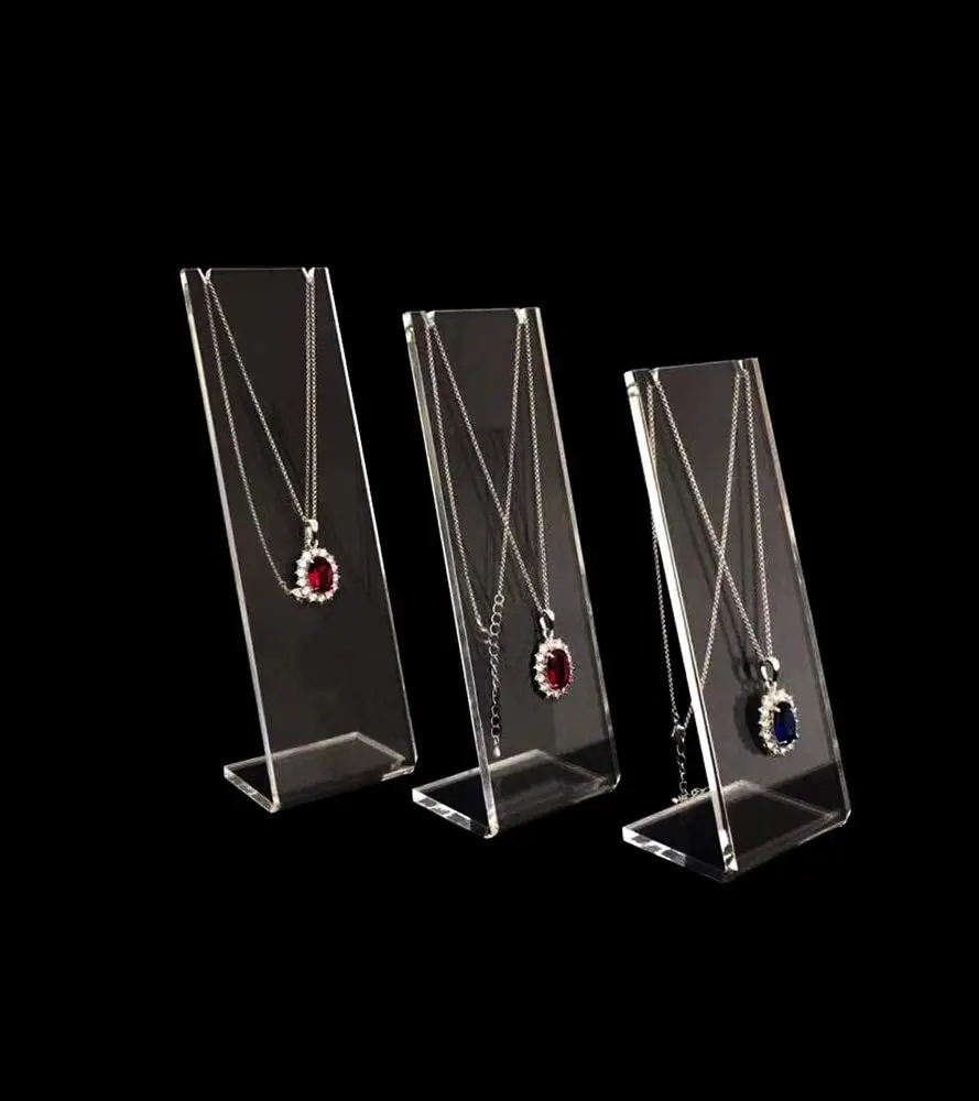 Elegant Clear Acrylic Necklace Display Stands Jewelry Trade Show Store Exhibit Gallery 3-P PC Set Necklace storage
Elegant Clear Acrylic Necklace Display Stands Jewelry Trade Show Store Exhibit Gallery 3-P PC Set Necklace storage