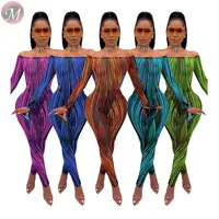 9102130 hot selling off shoulder bell sleeve bodysuit leggings women 2 piece pant sets
9102130 hot selling off shoulder bell sleeve bodysuit leggings women 2 piece pant sets