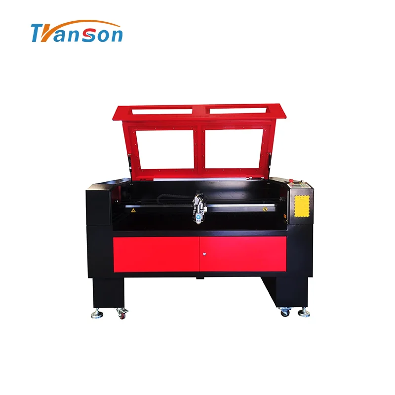 good quality Transon 1390 nonmetal and sheet metal laser cutting 180W machine price